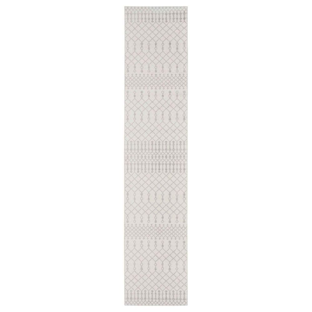 Nourison Astra Machine Washable 2"2" x 8" Ivory Runner, , large