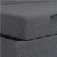 Serta Galloway Convertible Sofa in Charcoal, , large