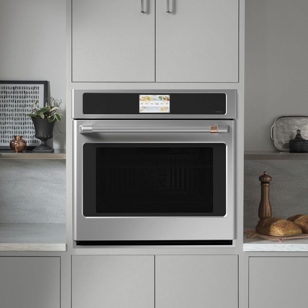 Cafe 27&quot; Smart Single Wall Oven with Convection in Stainless Steel, , large
