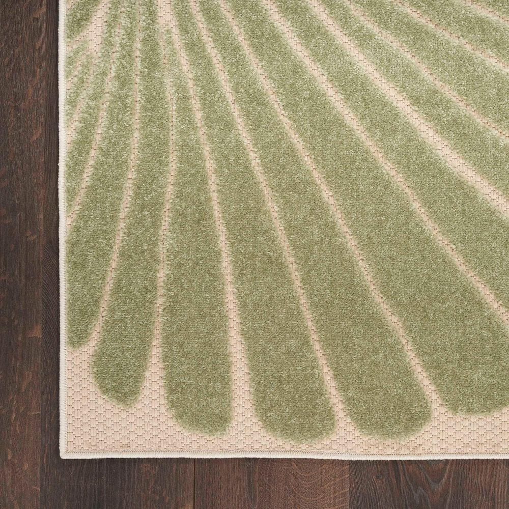 Nourison Aloha 10&#39; x 14&#39; Green and Yellow Indoor/Outdoor Area Rug, , large