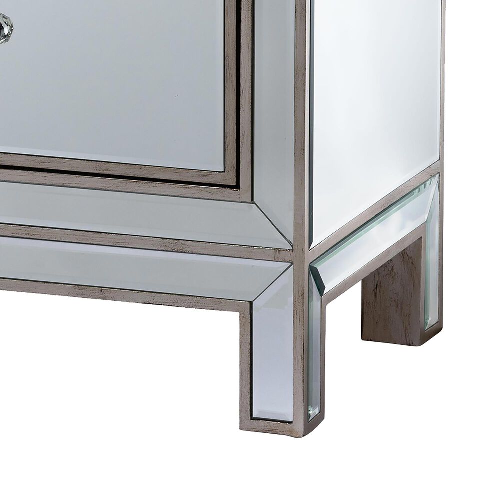 Baxton Studio Fadri 2 Drawer Nightstand in Mirrored, , large