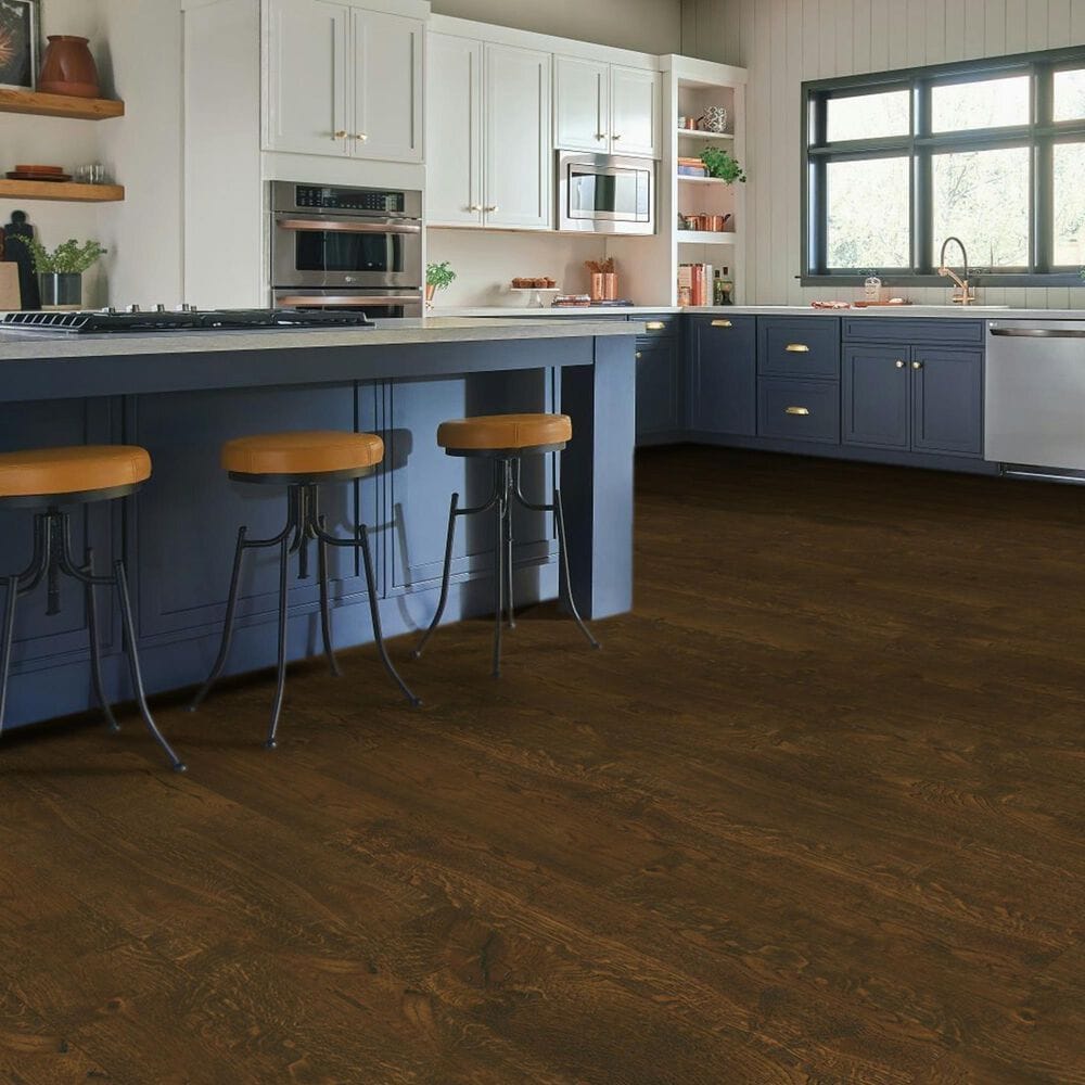 Hartco TimberBrushed Gold Deep Etched Hampton Brown Oak Engineered Hardwood, , large