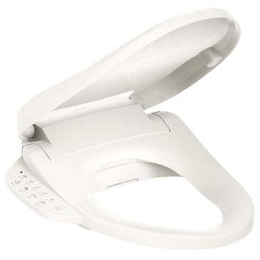 Kohler PureWash E590 Elongated Bidet Toilet Seat in Biscuit, , large