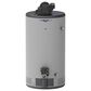 GE Appliances RealMAX Choice 50-Gallon Short Natural Gas Power Vent Low-NOx Water Heater in Gray, , large