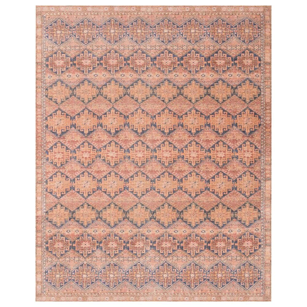 Magnolia Home Deven DEV-04 2"6" x 7"6" Persimmon and Indigo Area Rug, , large