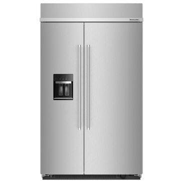 KitchenAid 29.4 Cu. Ft. Side By Side Built-In Refrigerator in Stainless Steel, , large