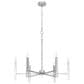 Hunter Sunjai 6-Light Chandelier in Brushed Nickel, , large