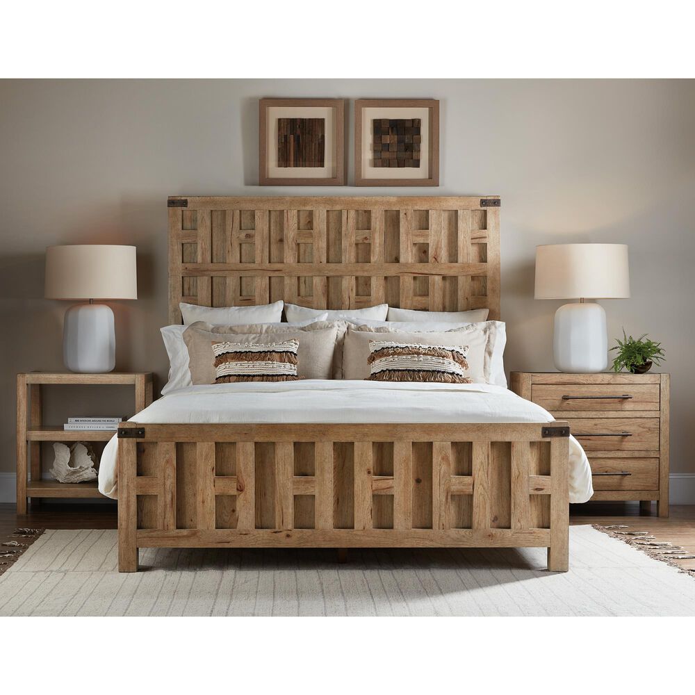 Hooker Furniture Vineyard Row 3-Drawer Nightstand in Sonoma, , large