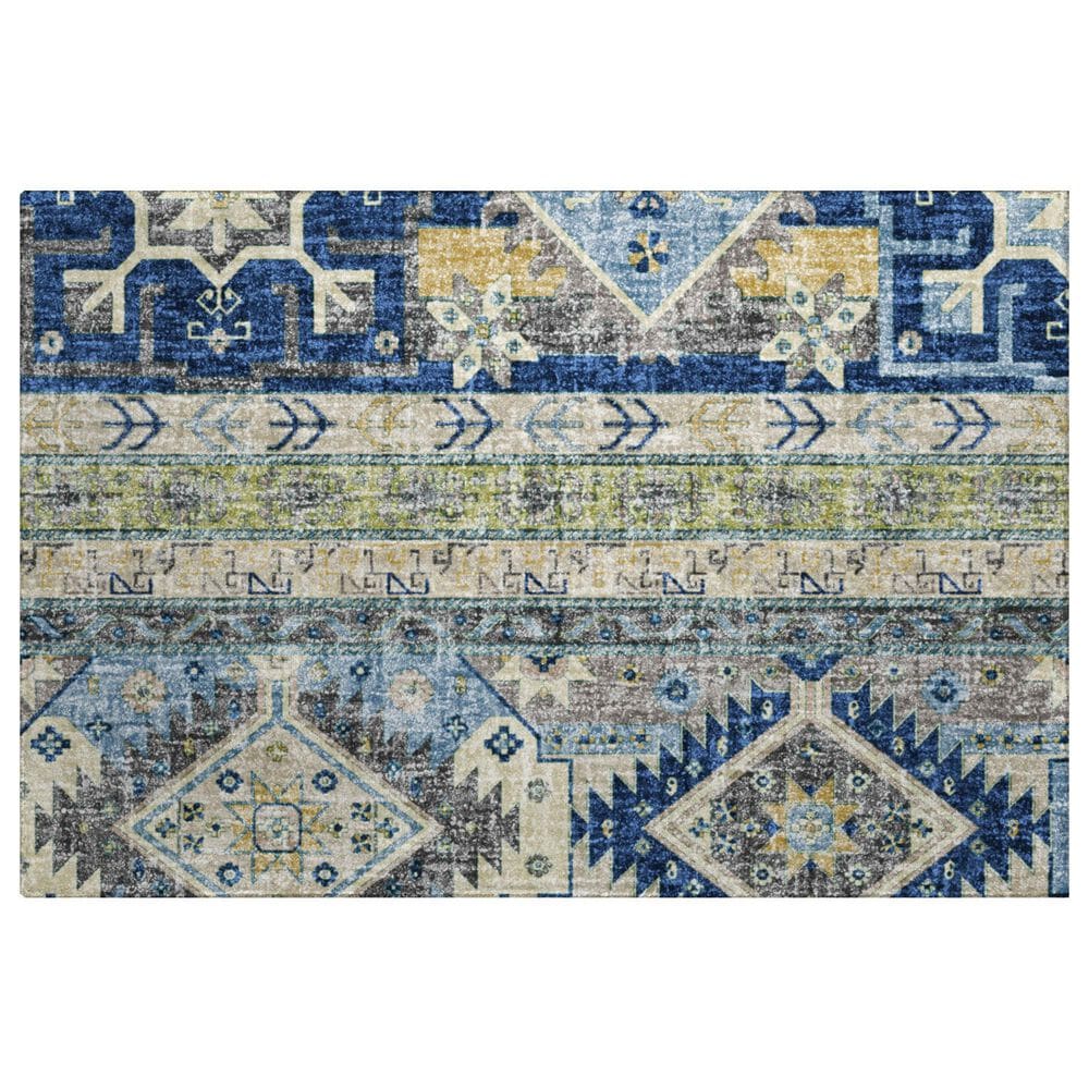 Dalyn Rug Company Lorenzo LN3 Navy 2"6" x 3"10" Area Rug, , large