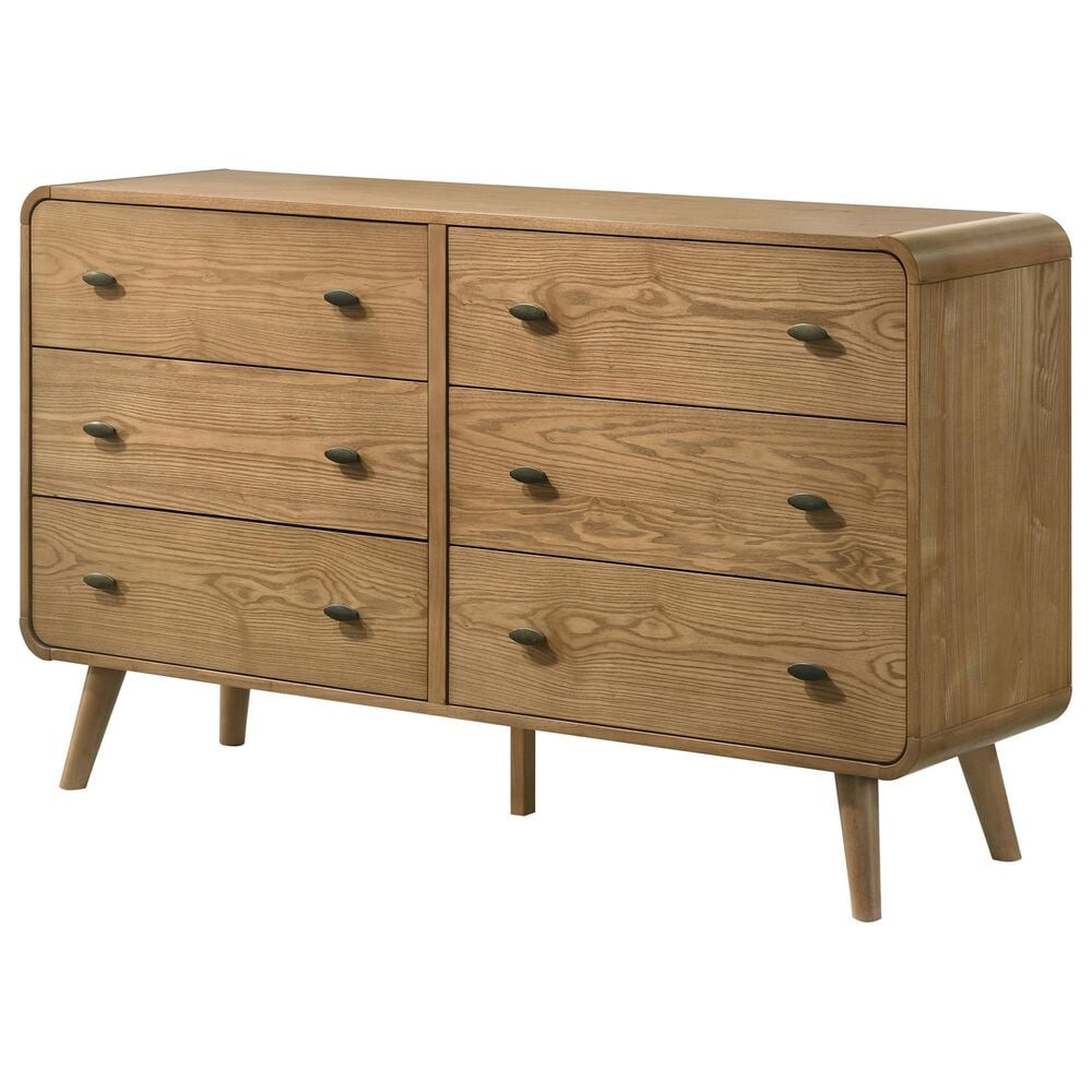 Pacific Landing Robyn 6-Drawer Dresser in Light Ash, , large