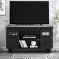 Imperial International Bar Cart in Blackened Oak and Grey Wash, , large