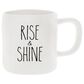 18 Oz Rise and Shine Ceramic Mug in White, , large