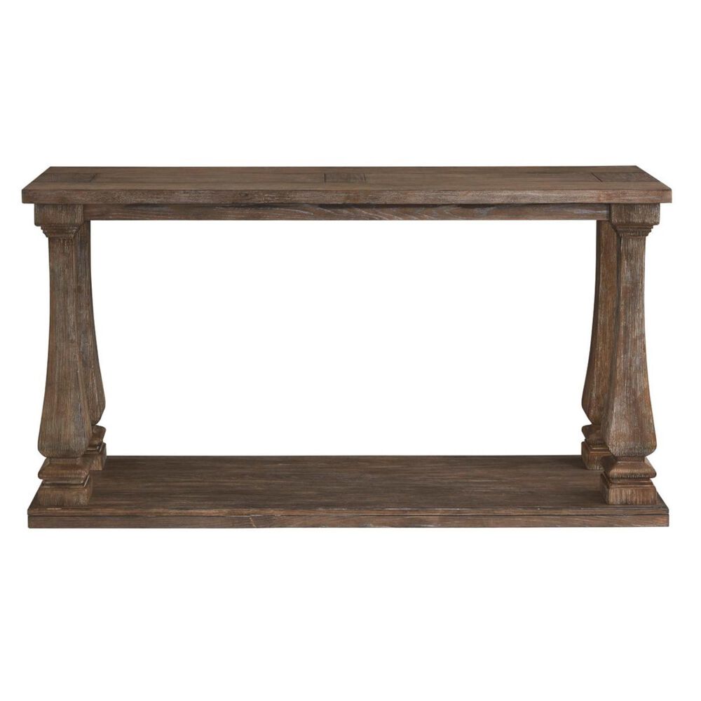 Signature Design by Ashley Johnelle Sofa Table in Weathered Gray, , large