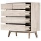 37B Gia 5 Drawer Chest in Gray Mix Distressed, , large