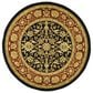 Safavieh Lyndhurst 5"3" Round Black and Red Area Rug, , large