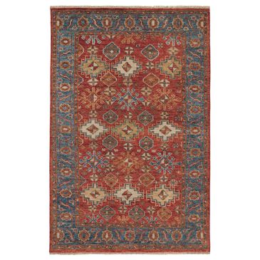 Feizy Rugs Carrington 11"6" x 15" Orange and Blue Area Rug, , large