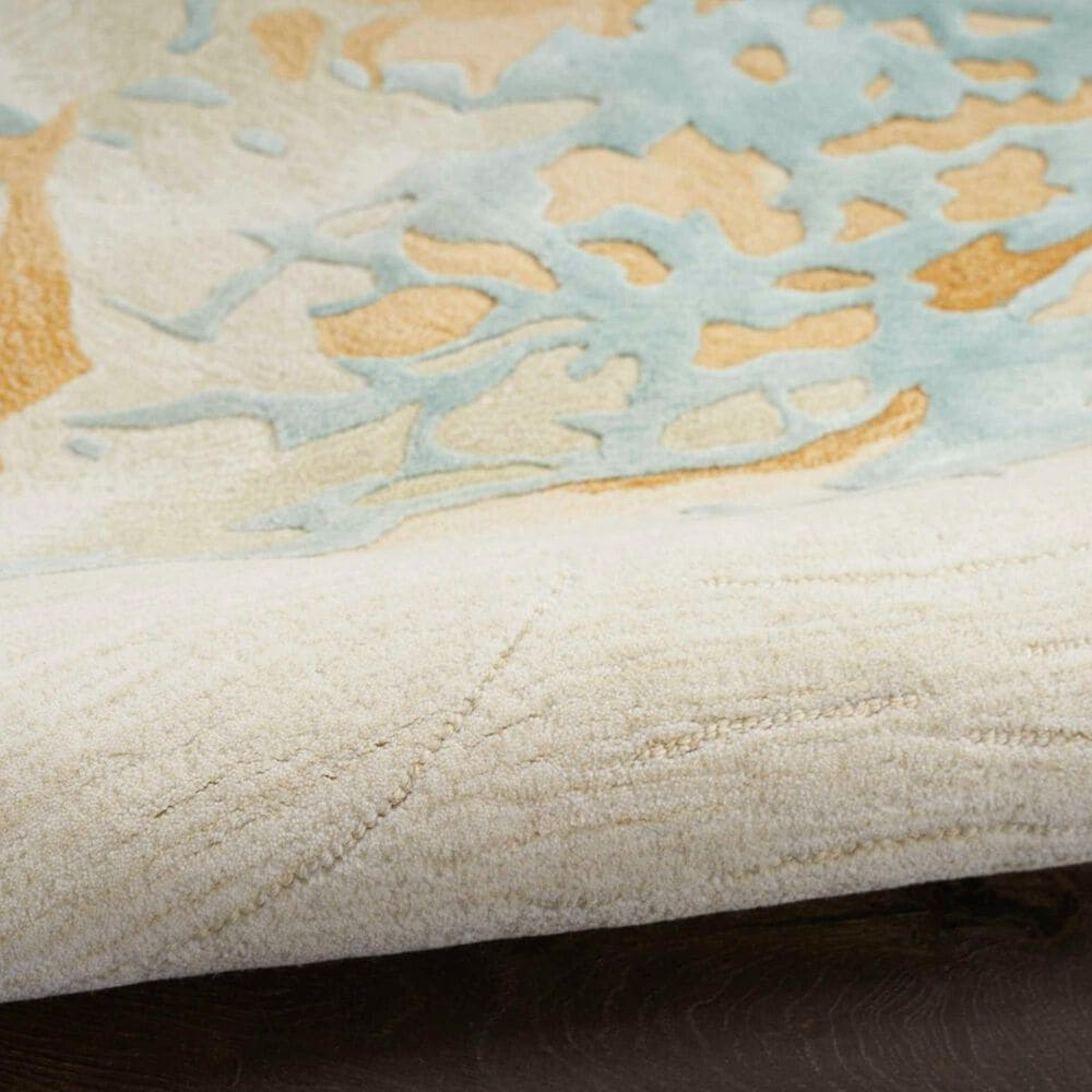 Nourison Prismatic 3&#39;9&quot; x 5&#39;9&quot; Sand and Blue Area Rug, , large