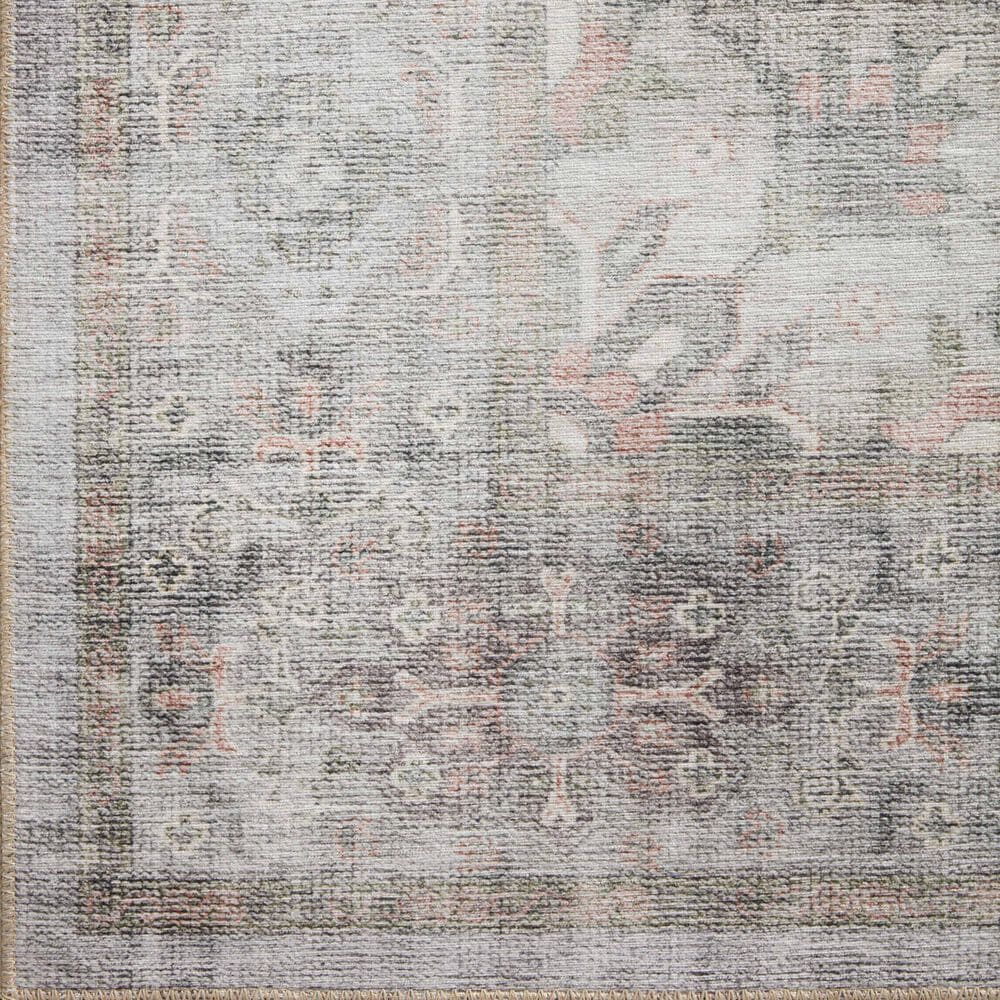 Loloi II Heidi Dove and Blush 6&#39; x 9&#39; Area Rug, , large