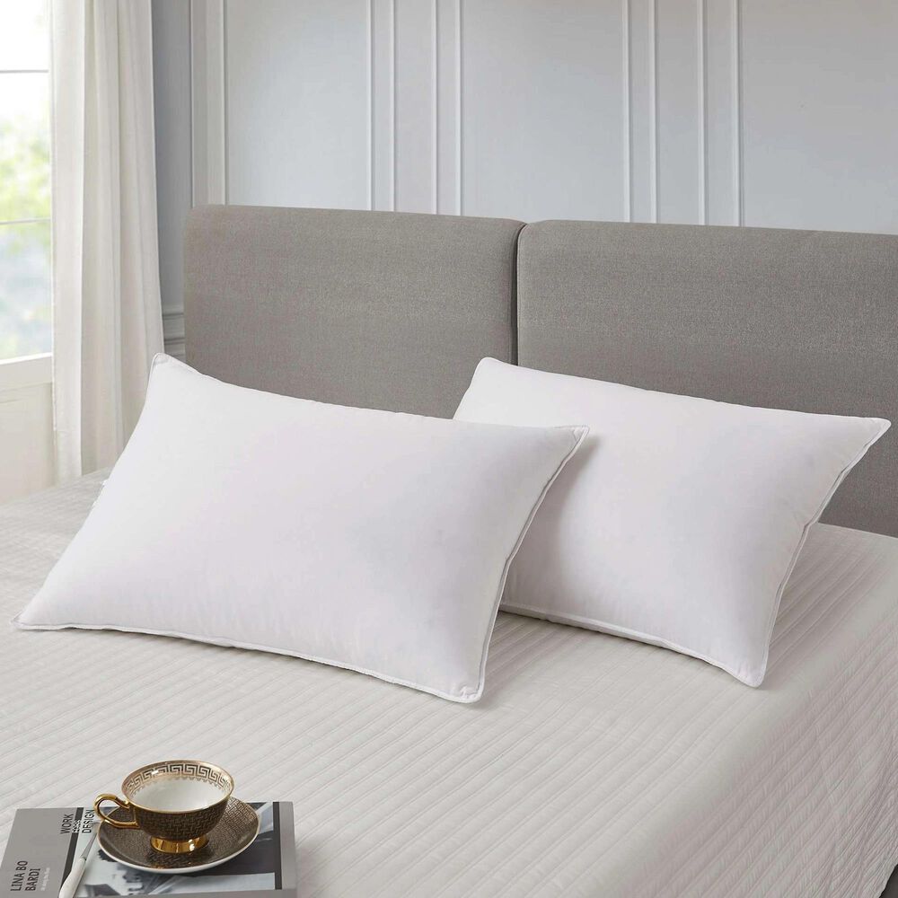 Blue Ridge Home Fashions Siberian 1000 Thread Count Standard Down Pillow in White, , large