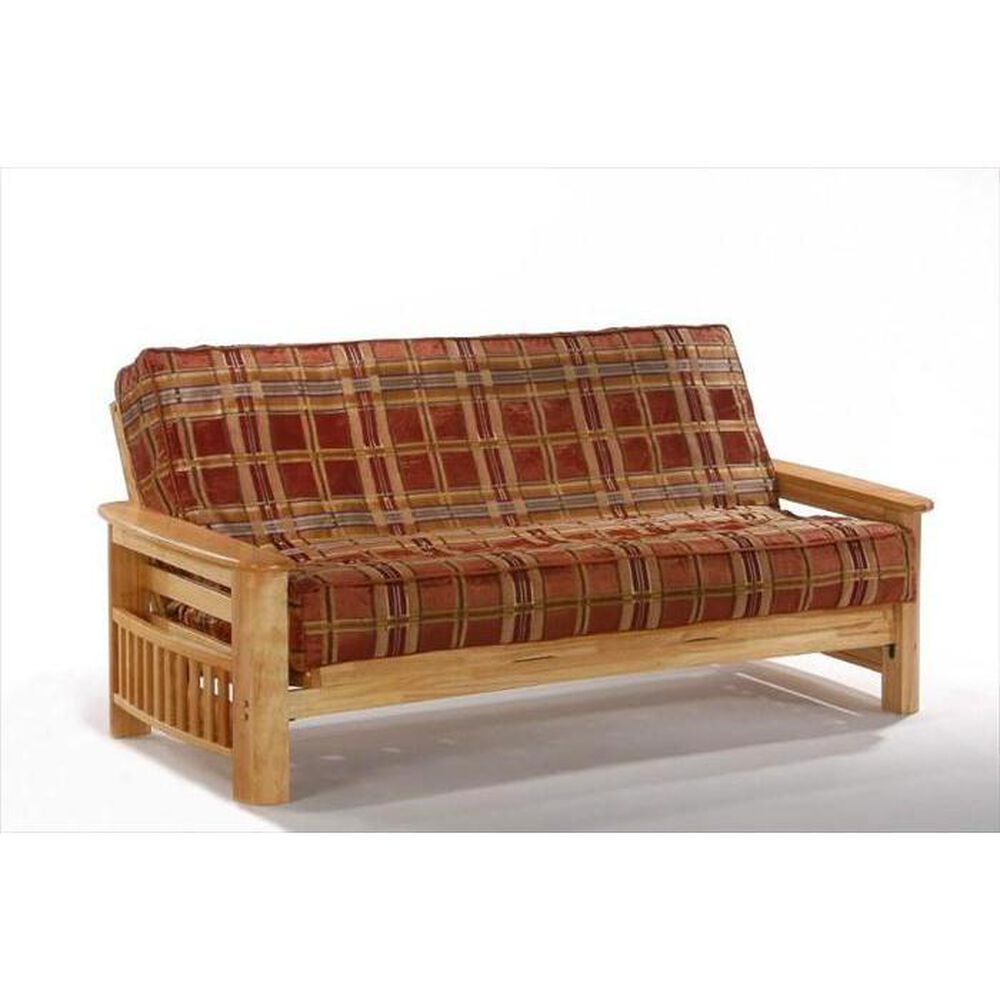 New Day Furniture Portofino Full Futon Frame Only in Natural , , large