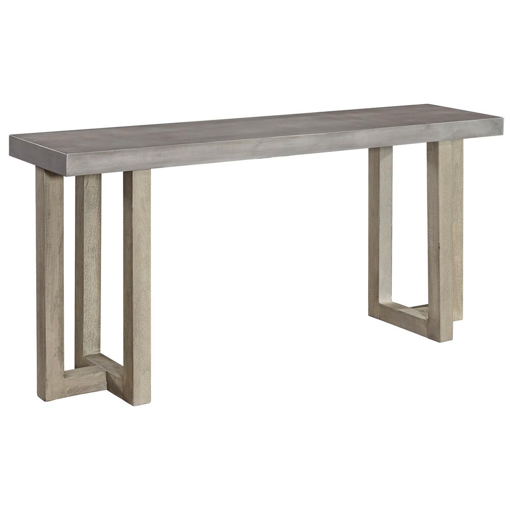 Signature Design by Ashley Lockthorne Sofa Table in Gray Faux Concrete, , large