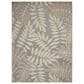 Nourison Aloha Tropical 7"10" x 10"6" Natural Indoor/Outdoor Area Rug, , large