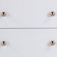 Butler Specialty Company Nora 2 Drawer Nightstand with Open Shelf in Textured White, , large