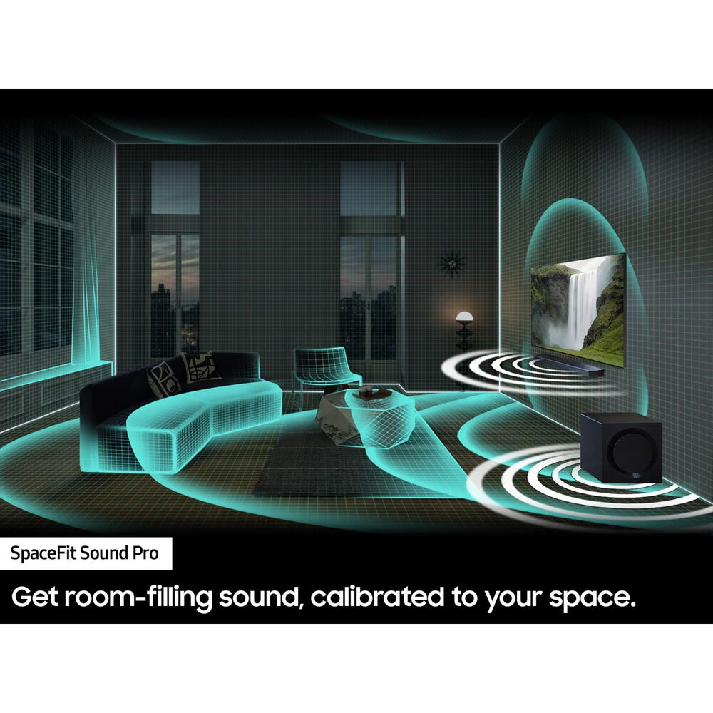 Samsung 3.1.2-Channel Wireless Dolby Atmos Soundbar System in Titan Black, , large