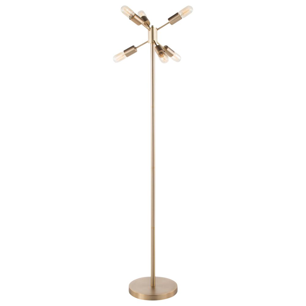 Lumisource Spark Floor Lamp in Antique Brass, , large