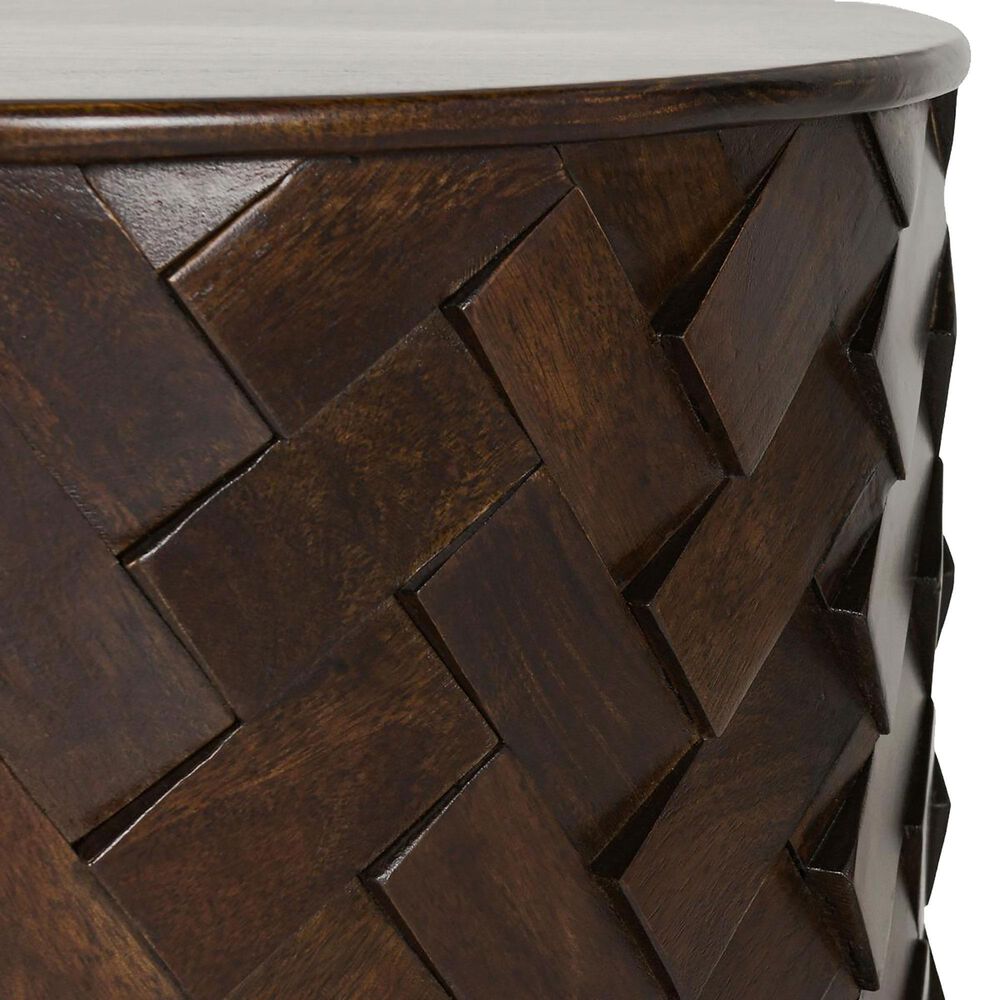 Classic Home Shira End Table in Kona Brown, , large