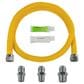 Petra 4" Universal Gas Line Connector Kit in Yellow, , large