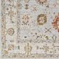 Surya Reina REN-2307 Light Gray, Cream, Denim, Rust, Mustard and Olive 2"7" x 10" Runner, , large