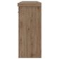 Ashley Oliandon King Panel Bed Dresser Chest and 2 Nightstands in Light Brown, , large