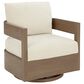 Ashley Serene Bay Swivel Glider Chair in White, , large