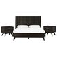 Blue River Baly 3-Piece King Loft Bed Set in Brushed Brown-Gray, , large