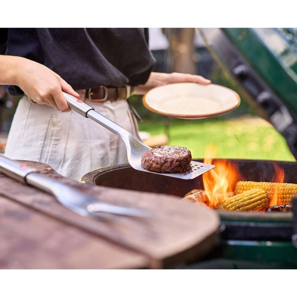 Joseph Joseph GrillOut 2-piece BBQ Turner and Tongs Set in Stainless Steel, , large