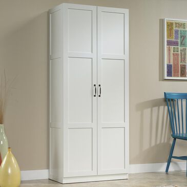 Sauder Storage Cabinet in White, , large