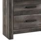 Ashley Wynnlow 3-Piece Queen Panel Bed Set in Gray, , large