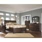Millenium Porter 5 Piece King Storage Bedroom Set in Rustic Brown, , large