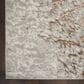 Nourison Metallic 5"3" x 7"3" Grey Mocha Area Rug, , large