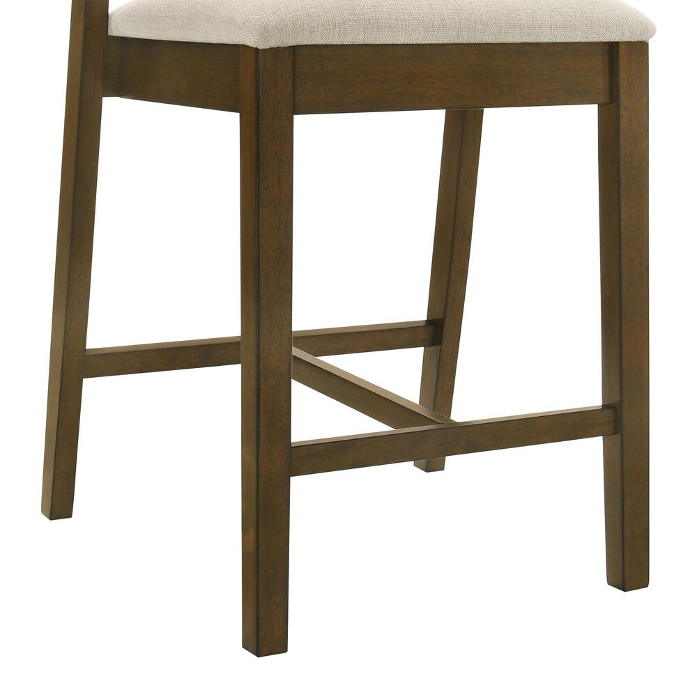Armen Living Landyn Counter Height Stool in Sepia Brown, , large