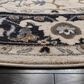 Safavieh Lyndhurst LNH334 7" Round Cream and Navy Area Rug, , large