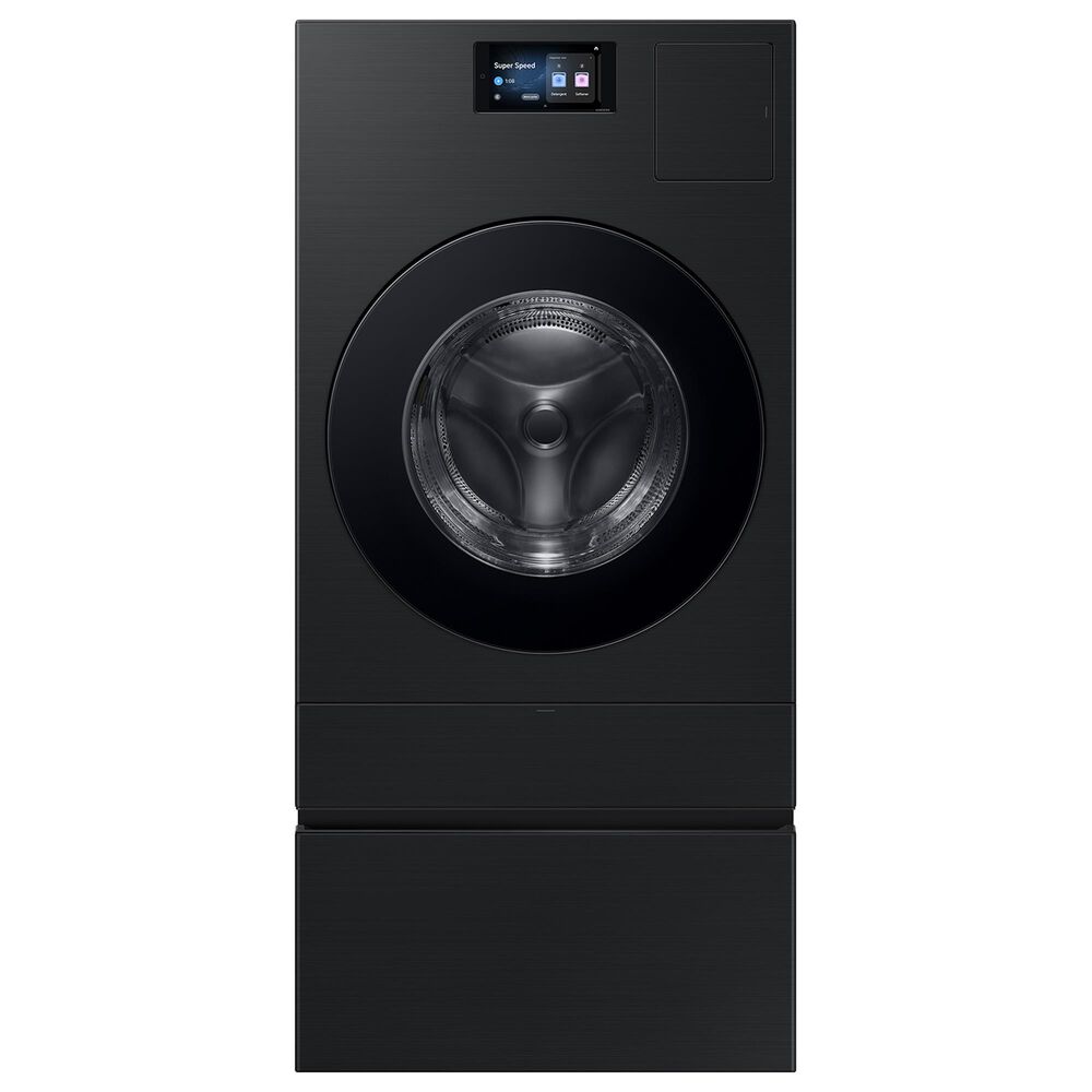 Samsung Bespoke AI Laundry Combo Pedestal with Storage Drawer in Brushed Black, , large