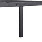 HOMLUX Queen Metal Bed Frame with Sturdy Slats in Black, , large
