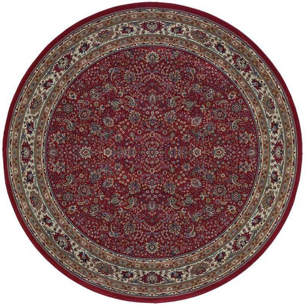 Oriental Weavers Ariana 113R 6" Round Red Area Rug, , large