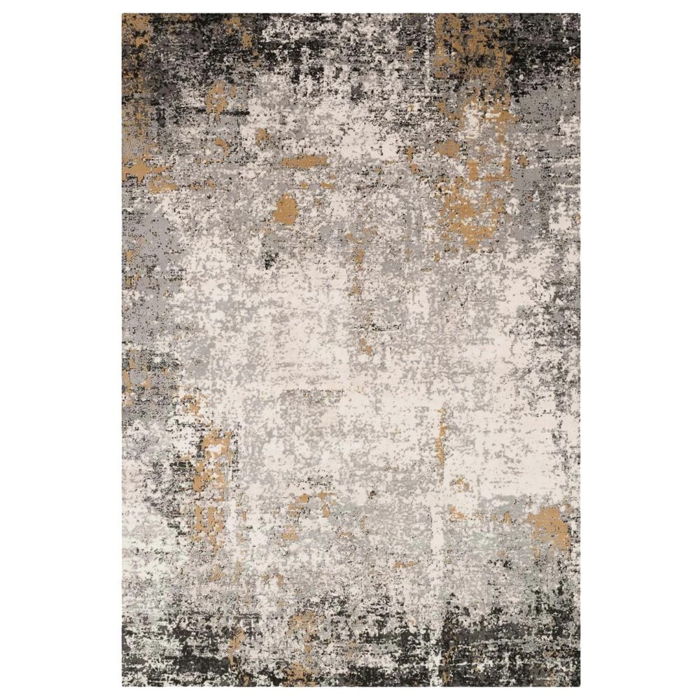 Loloi II Alchemy ALC-02 7"11" x 10"6" Granite and Gold Area Rug, , large