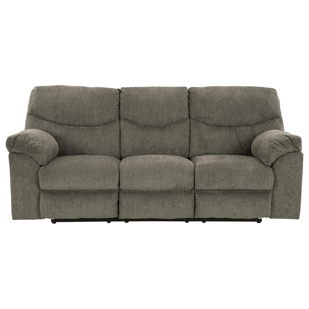 Ashley Alphons Manual Reclining Sofa in Putty, , large