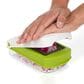 Progressive Compact Veggie Chopper in Green and White, , large