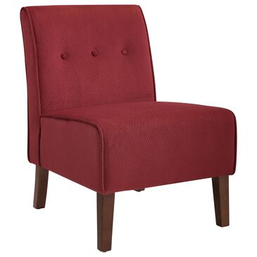 Linon Home Decor Coco Accent Chair in Red, , large