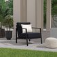 Linon Home Decor Holland Patio Armchair in Black, , large
